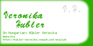 veronika hubler business card
